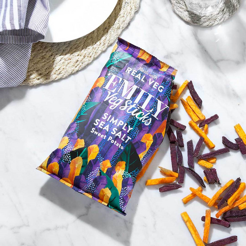 Emily-Veg Sticks | Sea Salt | Vegan Snacks & Drinking Nibbles 