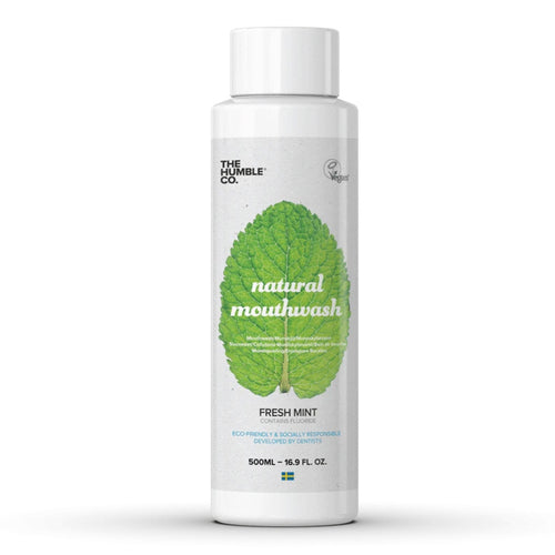 The Humble Co-Natural Mouthwash | Fresh Mint | Cruelty Free and Vegan 
