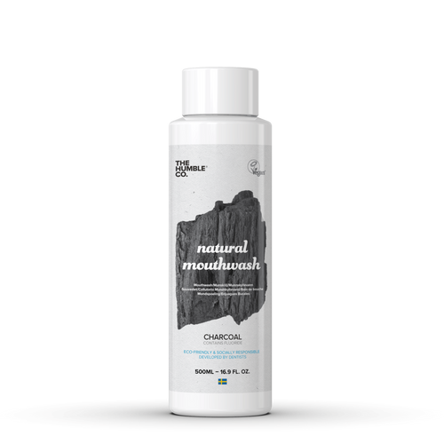 The Humble Co-Natural Mouthwash | Charcoal | Cruelty Free and Vegan 