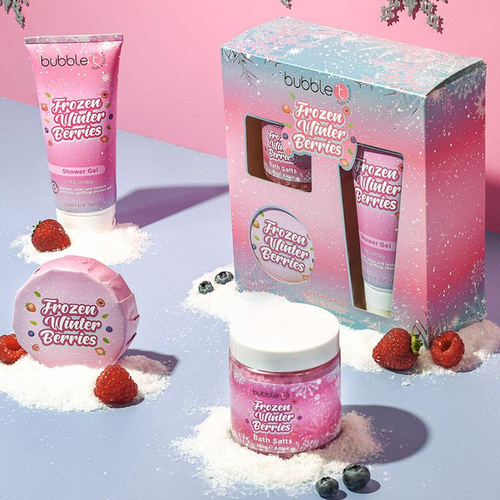 Bubble T-Frozen Winter Berries Bath Time Gift Set 