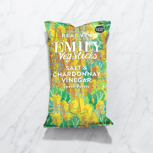 Emily-Veg Sticks | Salt & Chardonnay Vinegar | Vegan Snacks & Drinking Nibbles 
