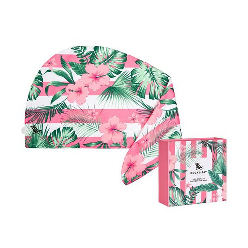 Dock & Bay-Botanical Hair Wrap | Heavenly Hibiscus
