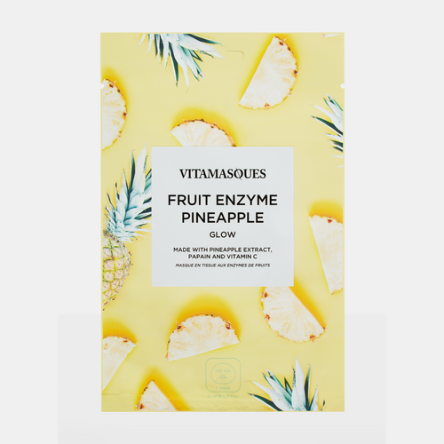 Vitamasques-Sheet Mask | Fruit Enzyme Pineapple | Cruelty Free	
