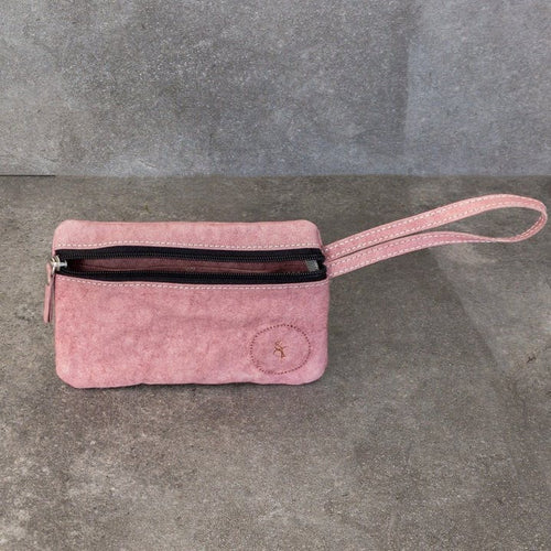 Colibries-Hemlock Clutch Wallet | Rose | Vegan Leather Bag 