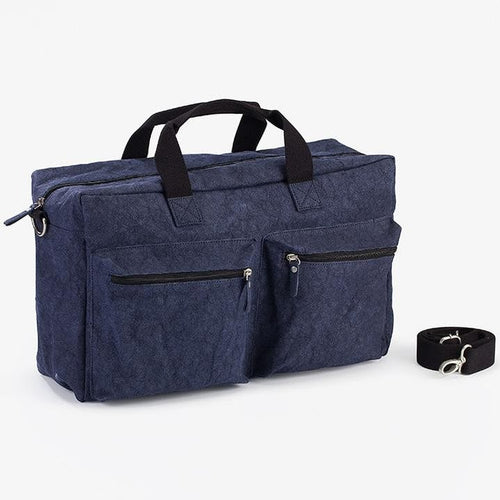 Colibries-Weekender Bag | DK Navy | Vegan Leather Bag 