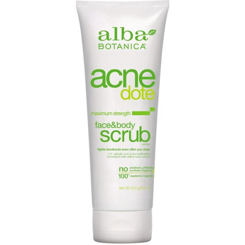 Alba Botanica-Acne Face & Body Scrub - The Cruelty Free Beauty Box