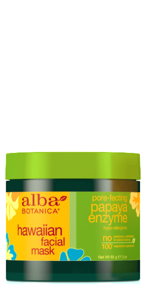 Alba Botanica-Hawaiian Pore-perfecting Papaya Enzyme Facial Mask - The Cruelty Free Beauty Box