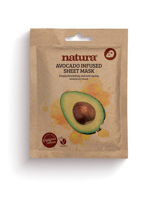 Natura-Avocado Sheet Mask - The Cruelty Free Beauty Box