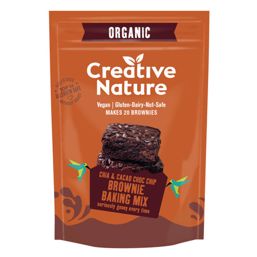 Creative Nature Organic Vegan and Gluten Free Brownie Baking Mix