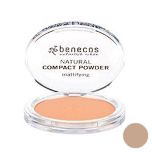 Benecos-Compact Powder 'Beige' 9g - The Cruelty Free Beauty Box