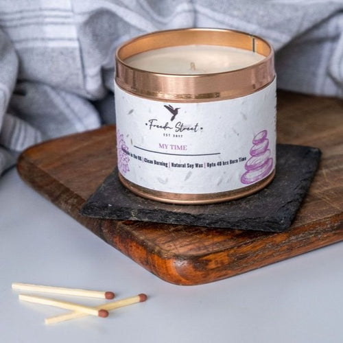 Freedm Street Vegan Soy Wax Candle | My Time 