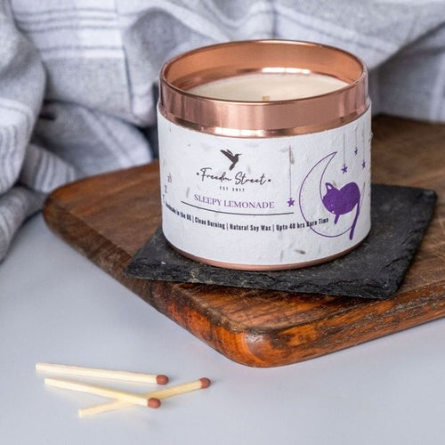 Freedm Street Soy Wax Vegan Candle | Sleepy Lemonade 