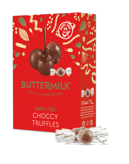 Buttermilk Chocolate Truffles | Vegan, Dairy Free & Plastic Free 