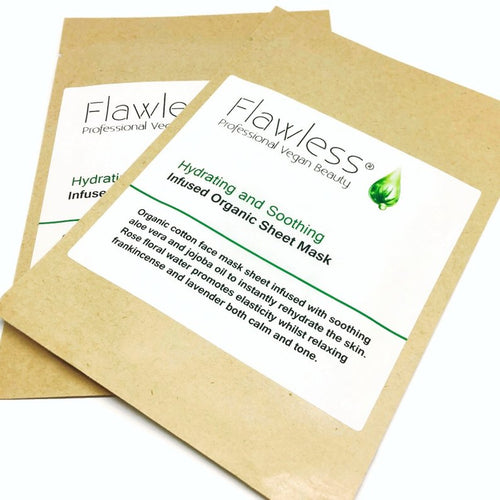 Flawless-Rose & Frankincense Sheet Face Mask - The Cruelty Free Beauty Box