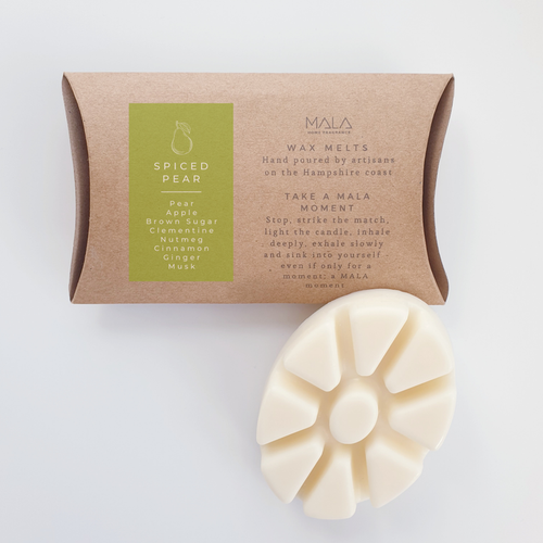 Mala Wax Melts Spiced Pear | Vegan and Cruelty Free Christmas 