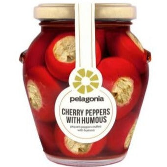 Pelagonia-Stuffed Cherry Peppers with Humous