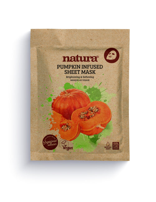 Natura-Sheet Mask | Pumpkin - The Cruelty Free Beauty Box