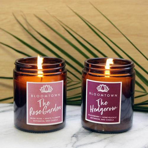 Bloomtown-Botanical Wax Candles | The Rose Garden - The Cruelty Free Beauty Box