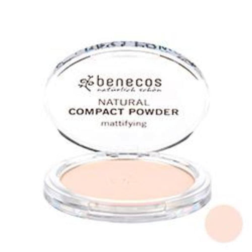 Benecos-Compact Powder 'Fair' 9g - The Cruelty Free Beauty Box