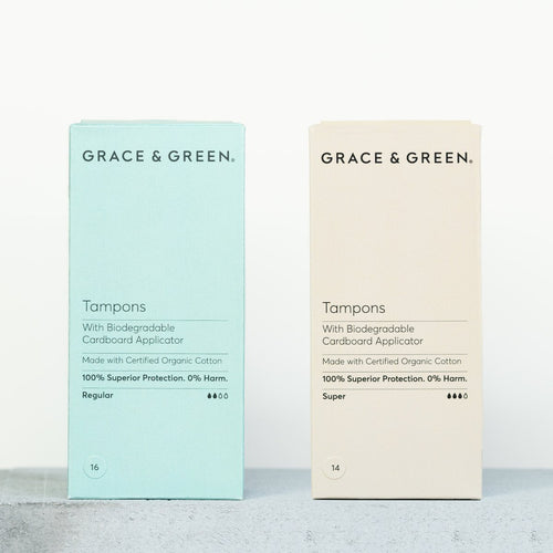 Grace & Green-Organic Applicator Tampons | Super