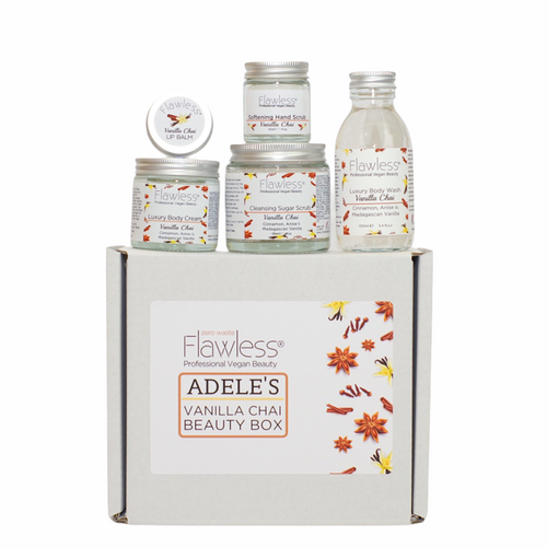 Flawless-Vanilla Chai Gift Set | Vegan Gifts & Plastic Free