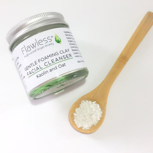 Flawless-Clay Facial Cleanser | With Bamboo Spoon - The Cruelty Free Beauty Box