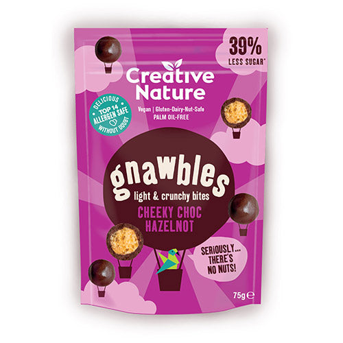 Creative Nature-Light & Crunchy Gnawbles | Cheeky Choc Hazelnot | Vegan 