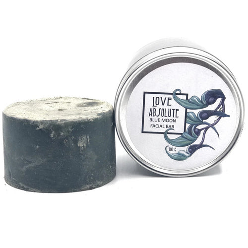 Love Absolute-Blue Moon Facial Cleansing Bar - The Cruelty Free Beauty Box