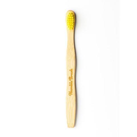 The Humble Co.-Kids Toothbrush | Ultra Soft | Yellow - The Cruelty Free Beauty Box