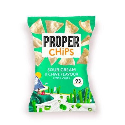 Proper Chips-Lentil Chips Sharing Bag | Sour Cream & Chive