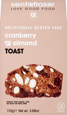 Kent & Fraser Toasts | Cranberry & Almond  Vegan Cheese Biscuits