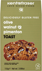 Kent & Fraser Vegan Toasts for Cheese Biscuits | Olive, Walnut and Pimenton